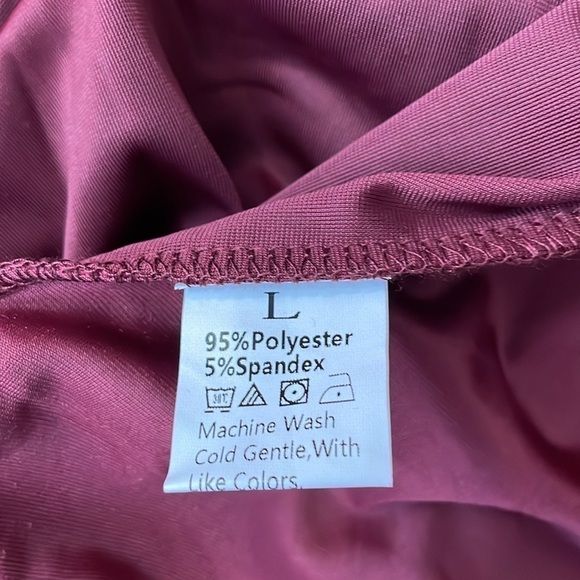 NWT. Futurino Large Burgundy Velvet Open Front Jacket. - Picture 10 of 15